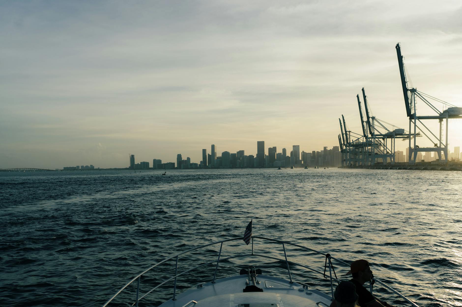 Aerial Miami coastal vista at golden hour, representing the Mobile Disrupt 2026 mobile-trader gathering.