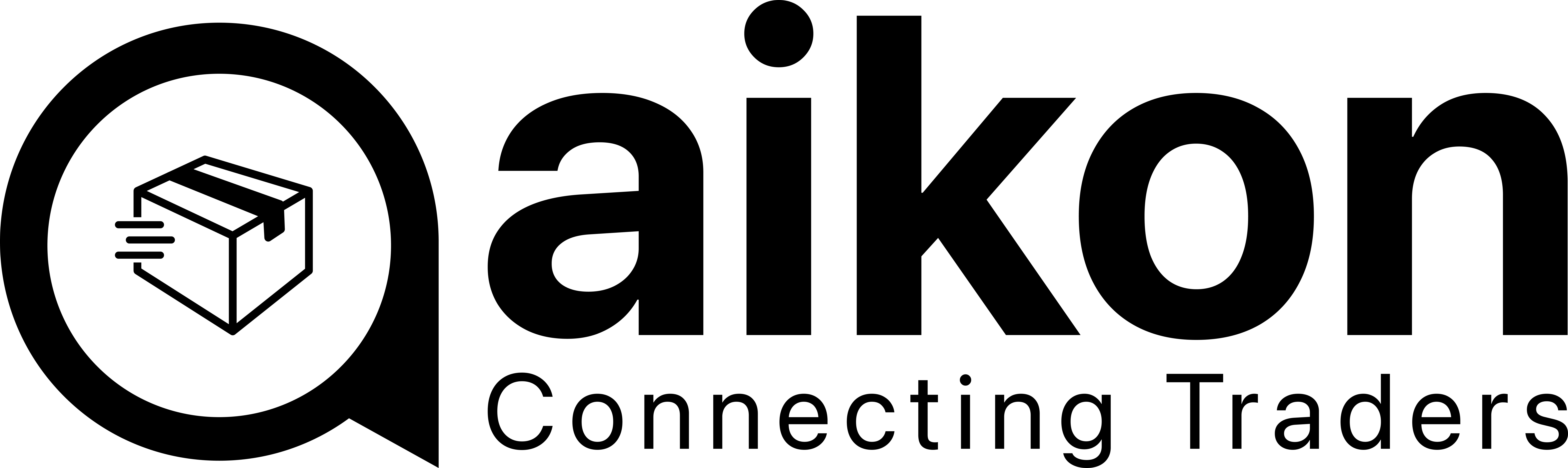 Aikon short black logo