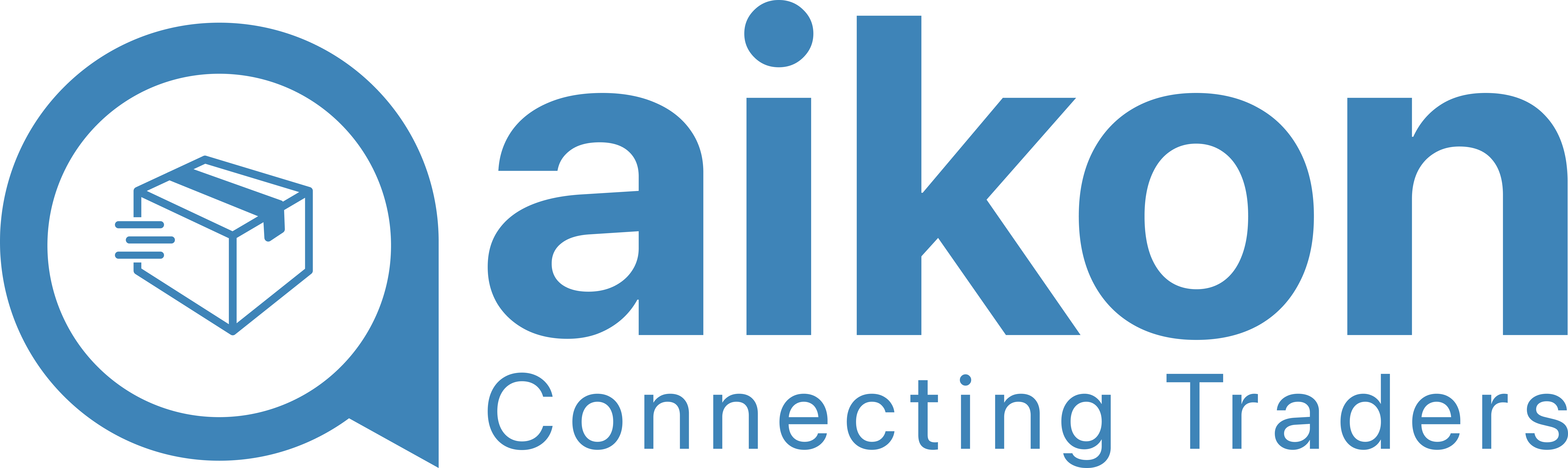 Aikon short blue logo