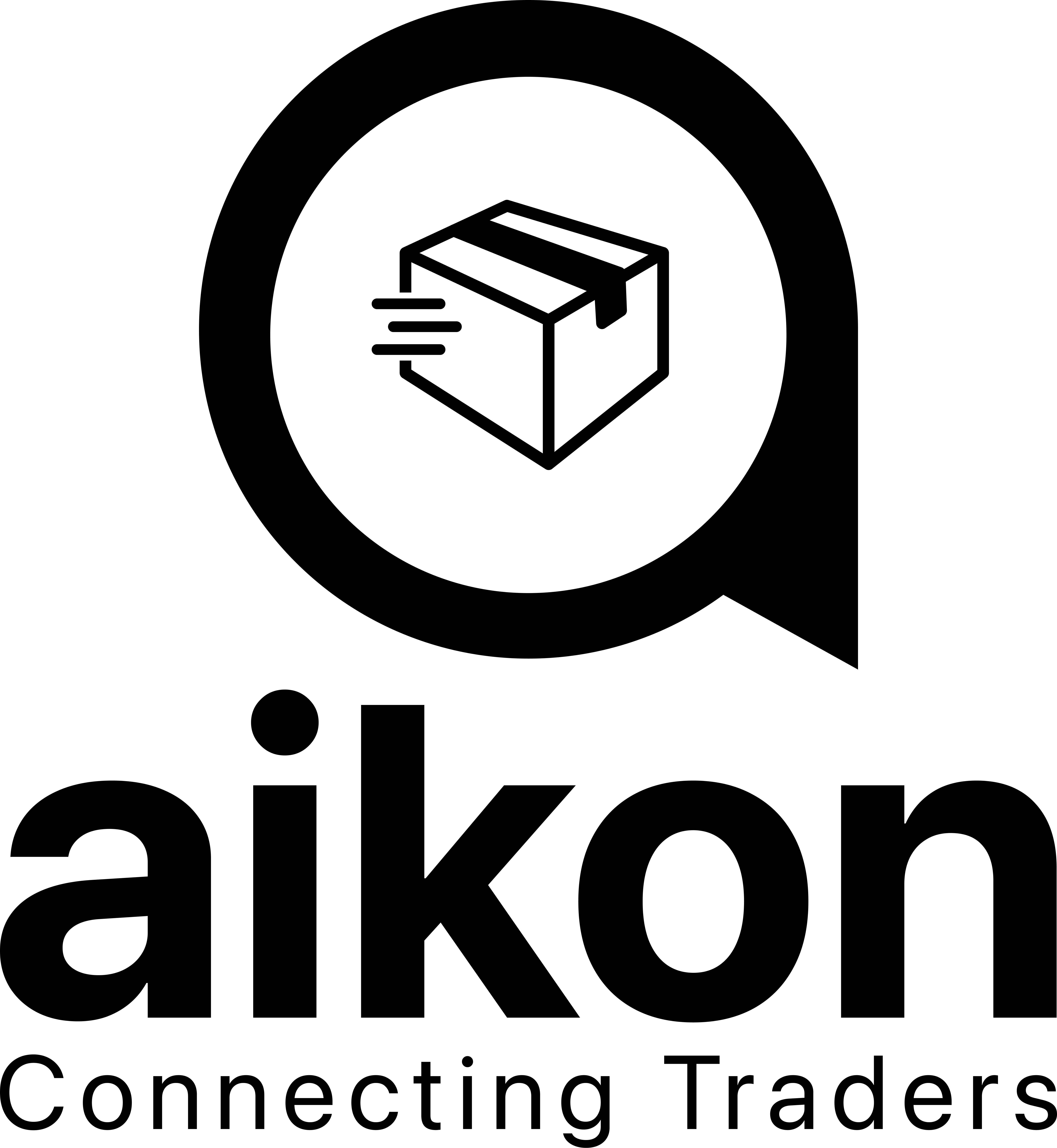 Aikon square black logo